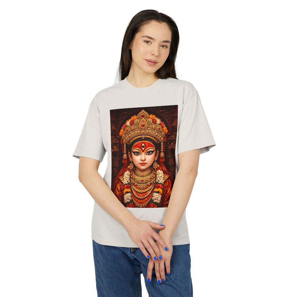 Kumari Goddess T-Shirt | Traditional Nepali Art Tee | Cultural Heritage Streetwear
