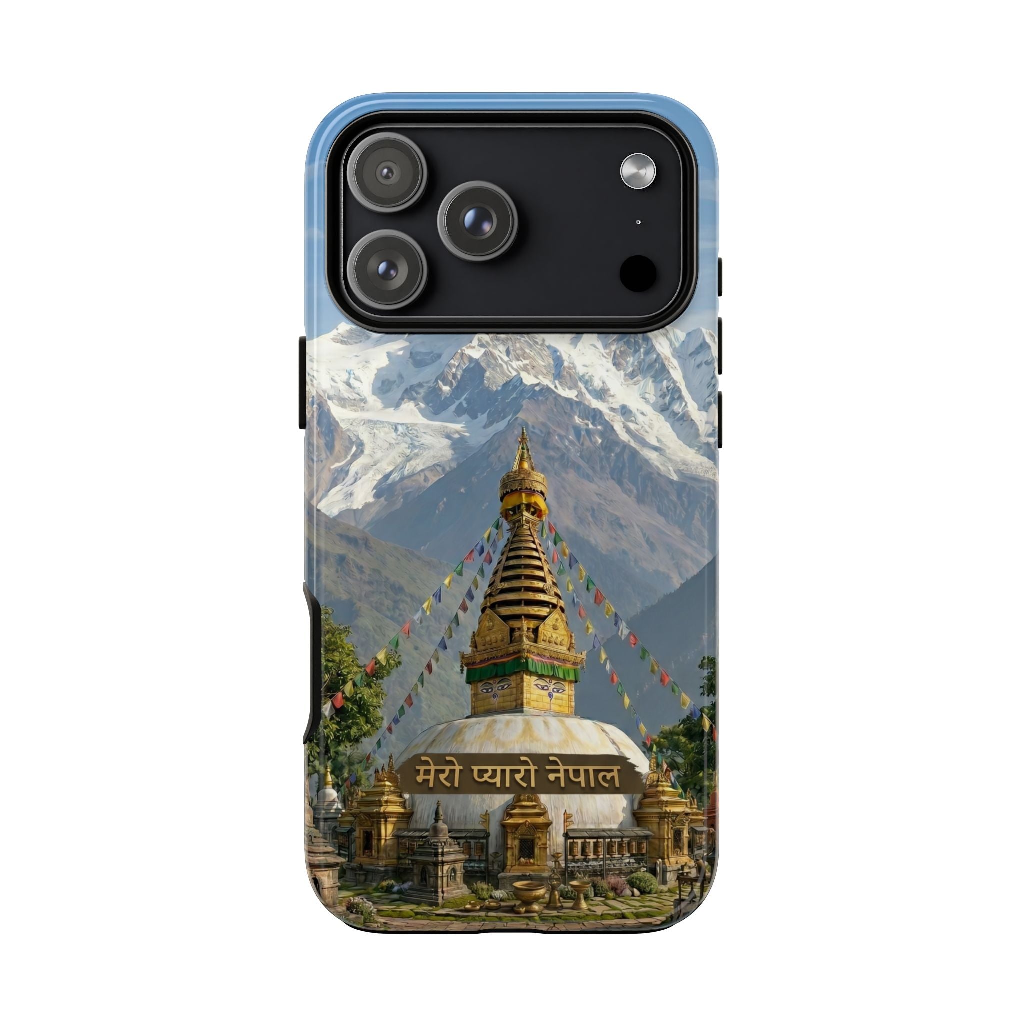 Phone Case - Himalayan Mountain & Stupa Tough Case (Durable Protective Phone Cover)