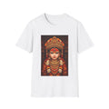 Goddess Durga Portrait T-Shirt — Hindu Divine Art Tee for Puja & Festivals