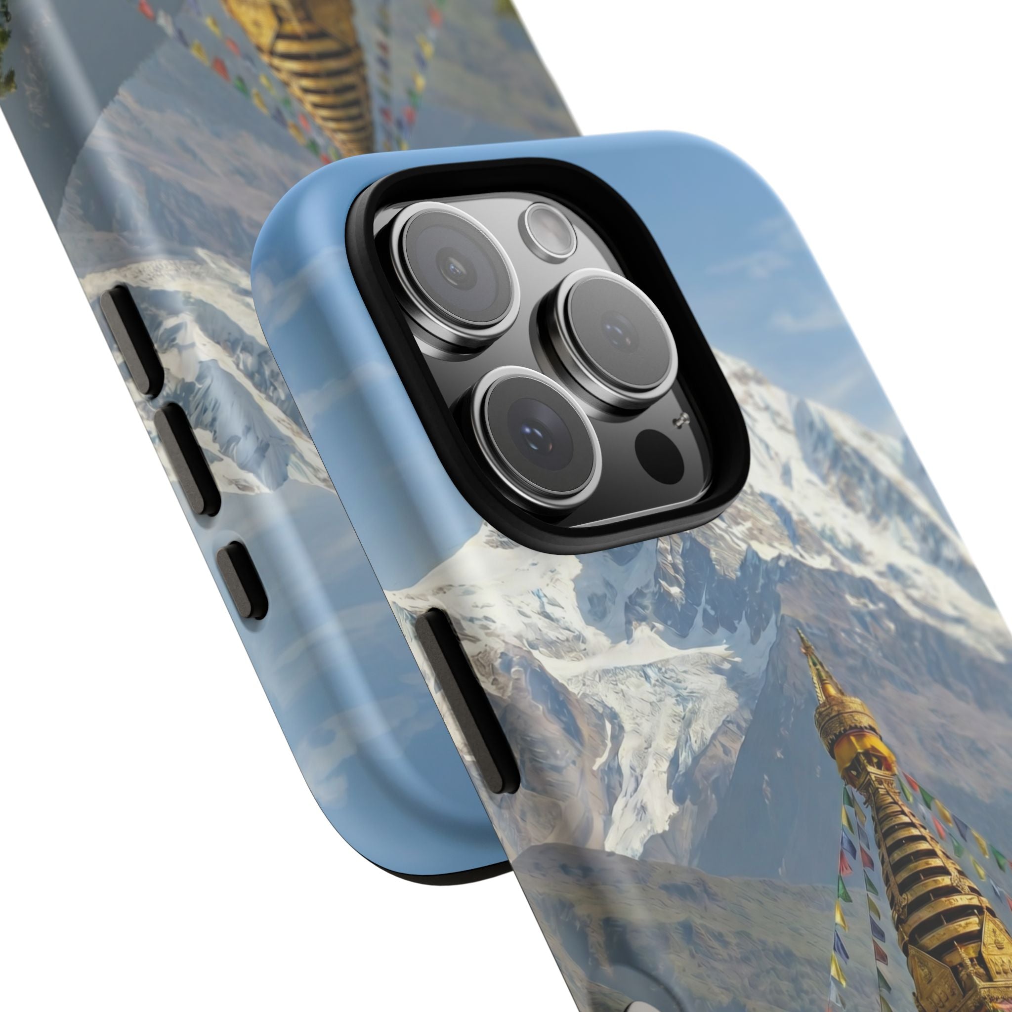 Phone Case - Himalayan Mountain & Stupa Tough Case (Durable Protective Phone Cover)