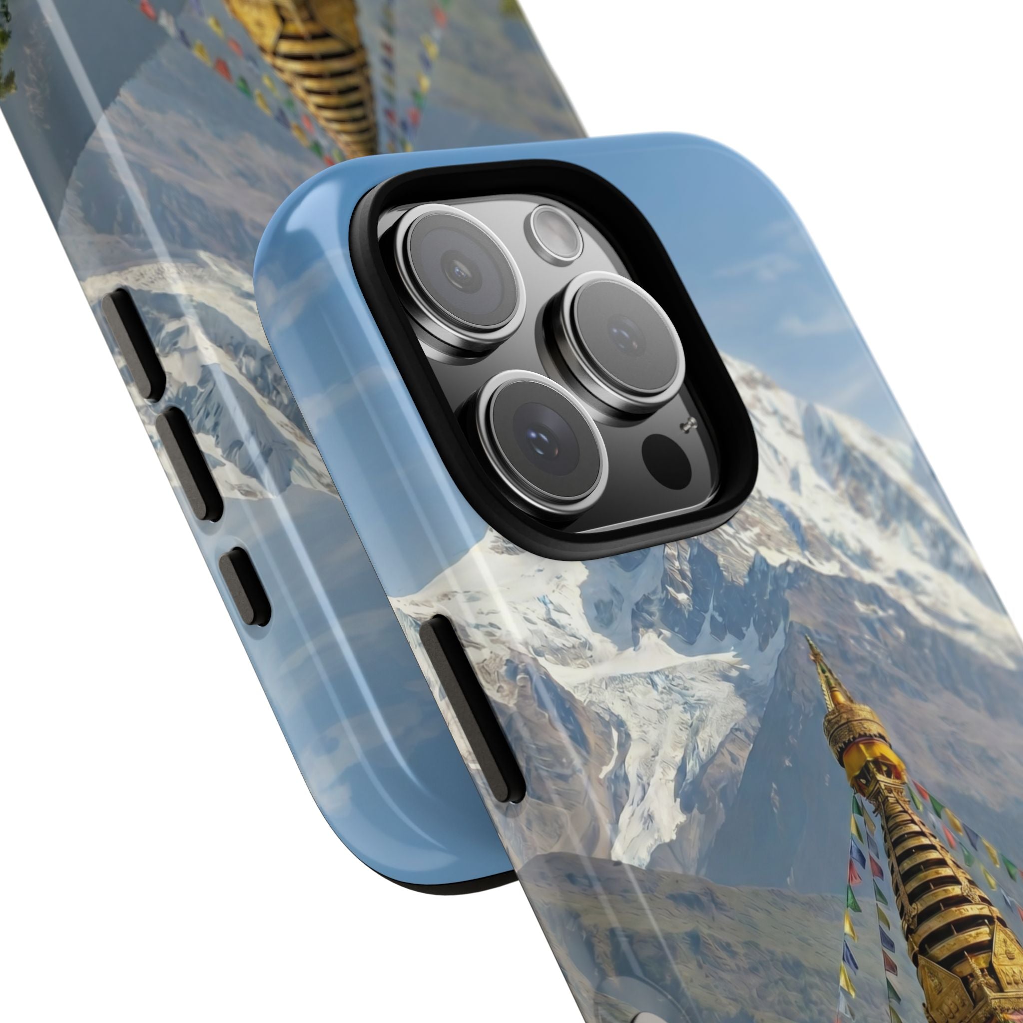 Phone Case - Himalayan Mountain & Stupa Tough Case (Durable Protective Phone Cover)