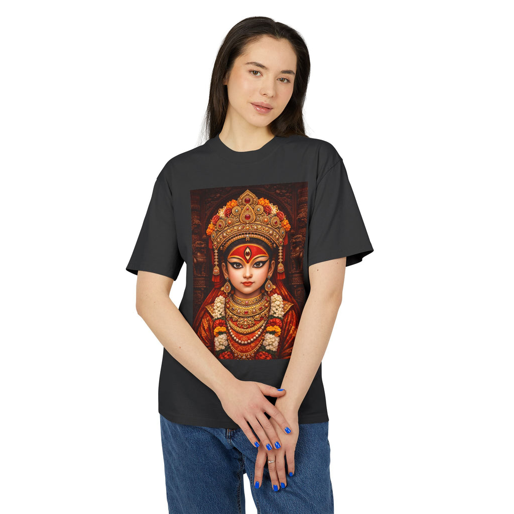 Kumari Goddess T-Shirt | Traditional Nepali Art Tee | Cultural Heritage Streetwear