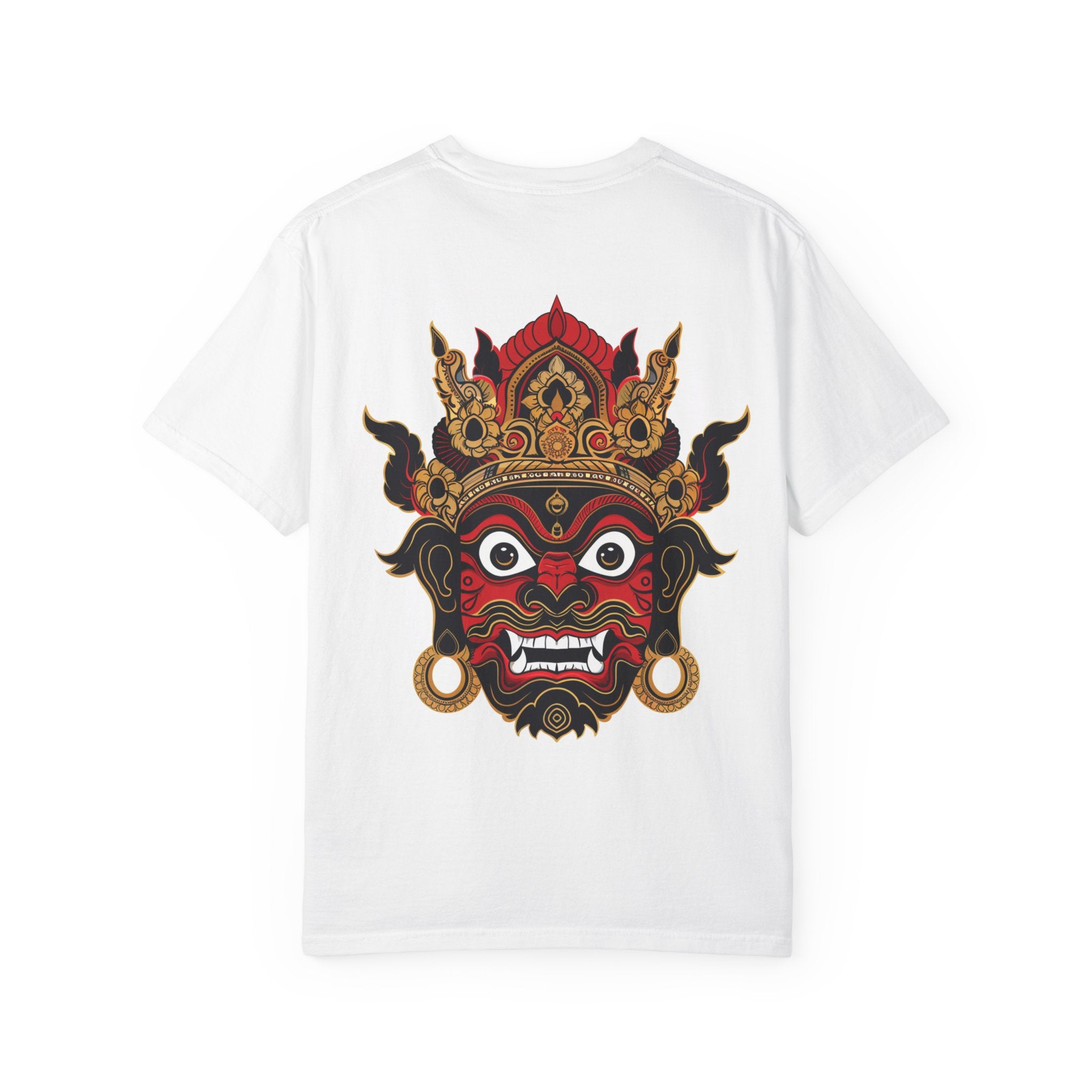 Lakhey Heritage T-Shirt – Nepal Cultural Mask Design (Premium Edition)