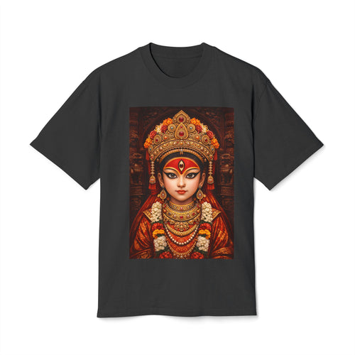Kumari Goddess T-Shirt | Traditional Nepali Art Tee | Cultural Heritage Streetwear