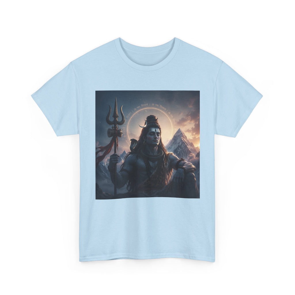 Shiva Mountain Portrait T-Shirt — Hindu Deity Art Tee