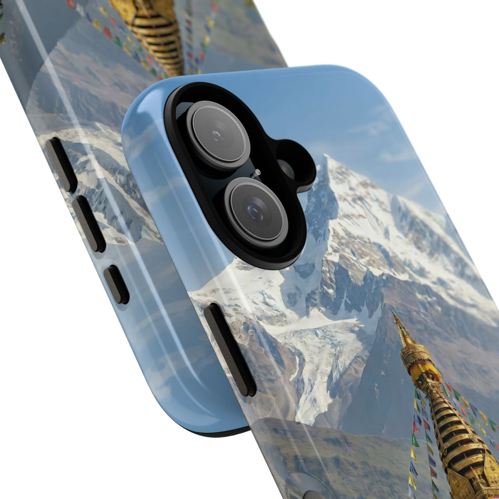 Phone Case - Himalayan Mountain & Stupa Tough Case (Durable Protective Phone Cover)