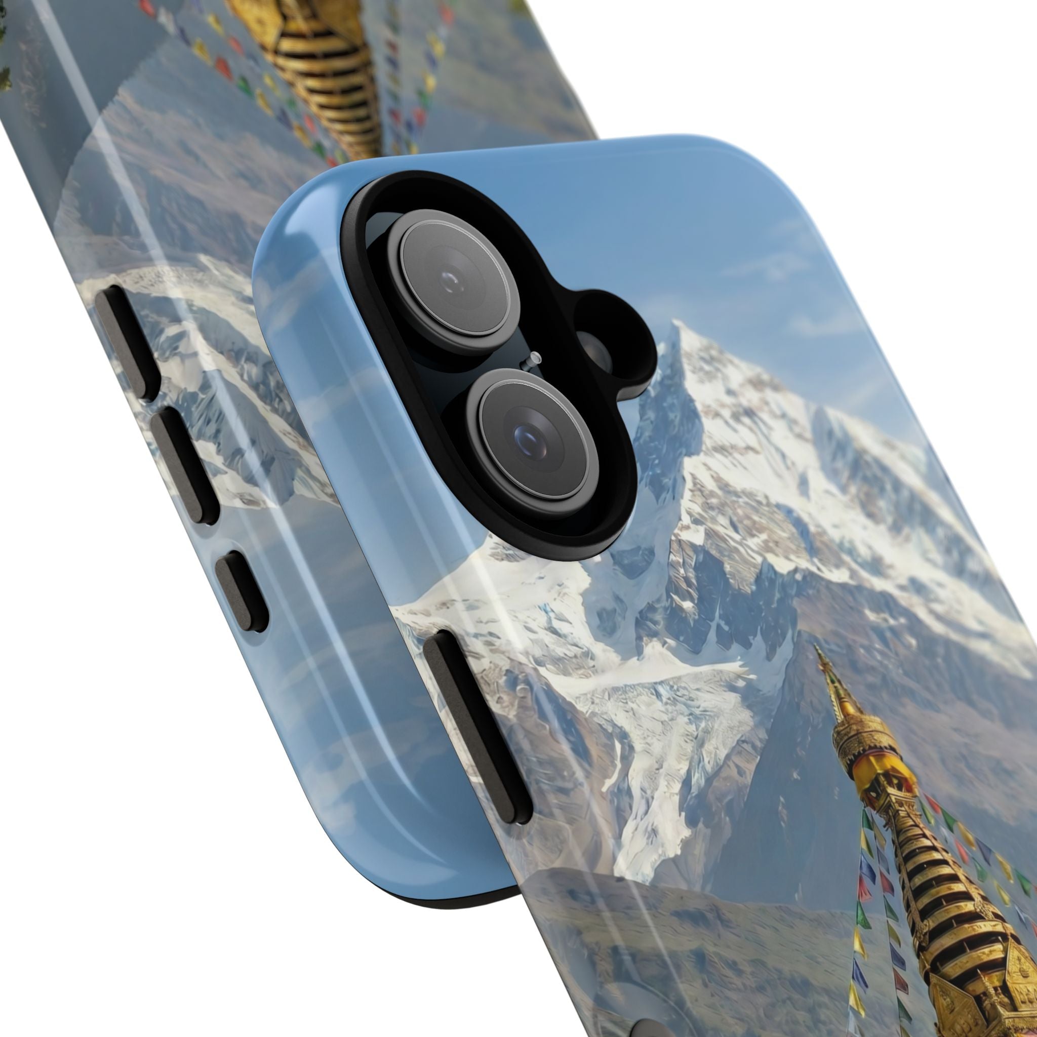 Phone Case - Himalayan Mountain & Stupa Tough Case (Durable Protective Phone Cover)