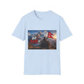 Nepal Pride Rider T-Shirt "यो मन त मेरो नेपाली हो" - Motorcyclist with Nepali Flag