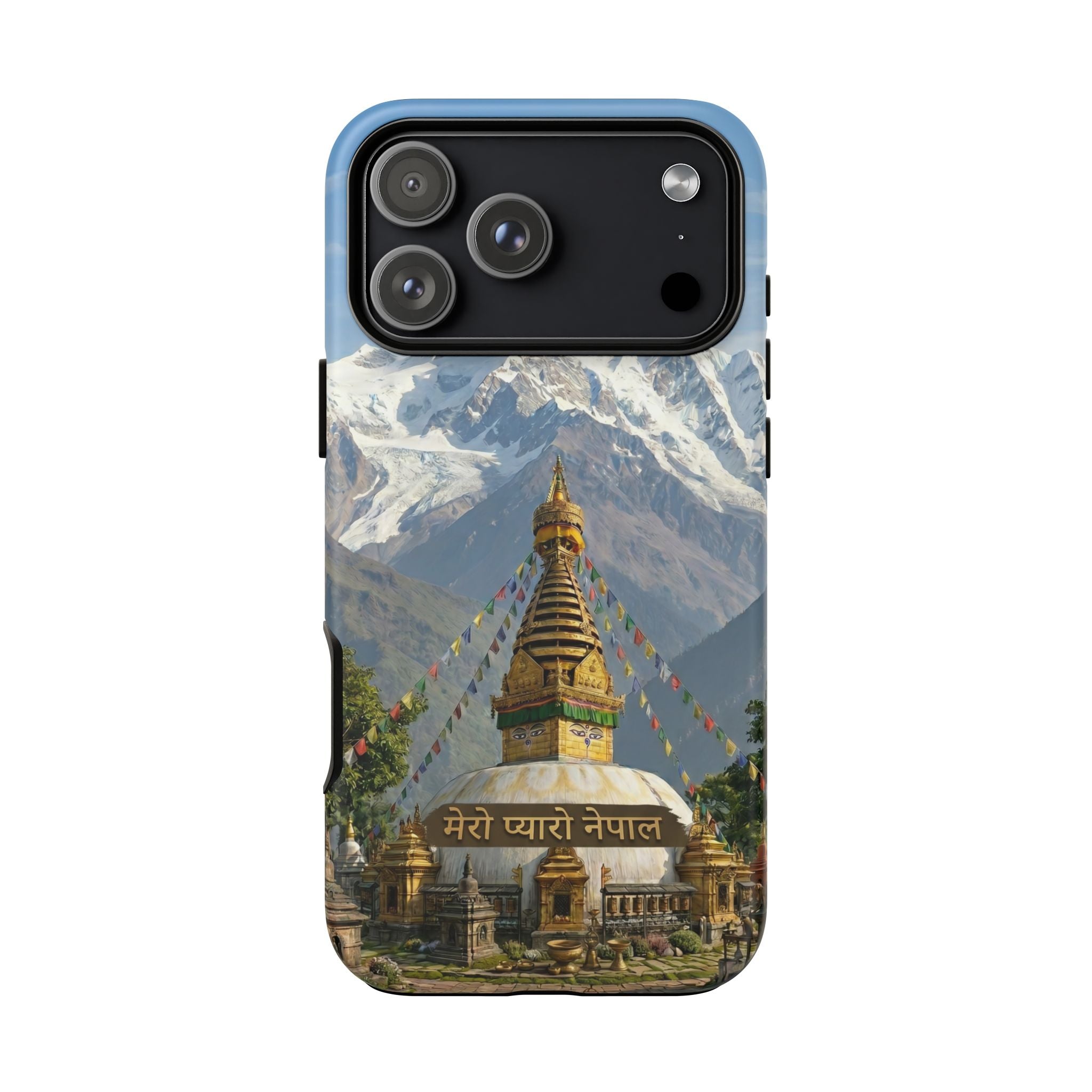 Phone Case - Himalayan Mountain & Stupa Tough Case (Durable Protective Phone Cover)