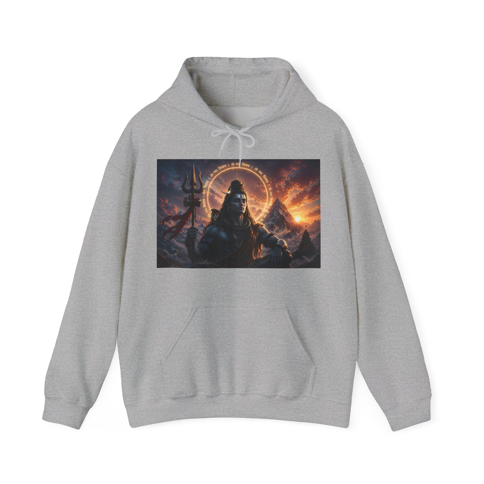 Lord Shiva Hoodie ॐ नमः शिवाय – Mahadev Shiva Graphic Hoodie – Divine Power Streetwear