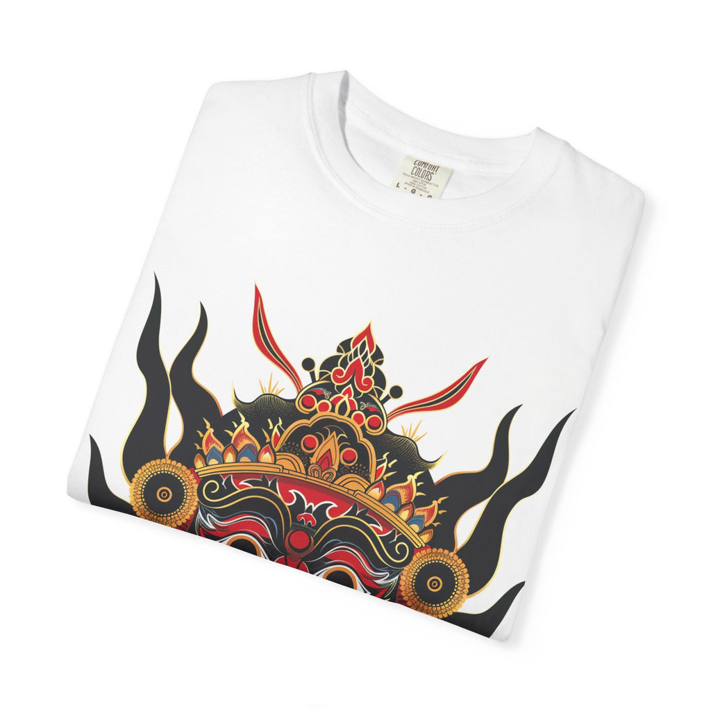 Lakhey Heritage T-Shirt – Nepal Cultural Mask Design (Premium Edition)