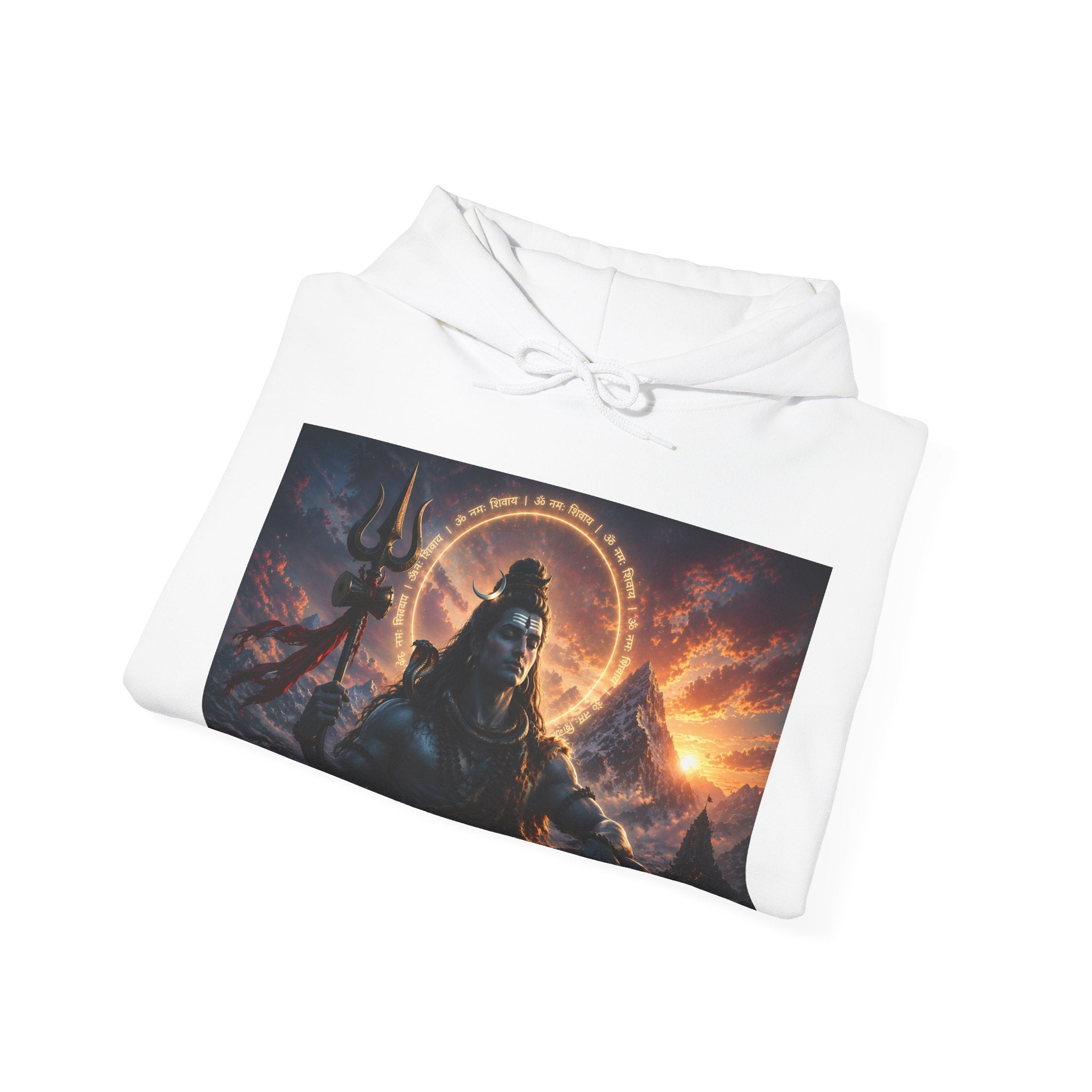 Lord Shiva Hoodie ॐ नमः शिवाय – Mahadev Shiva Graphic Hoodie – Divine Power Streetwear