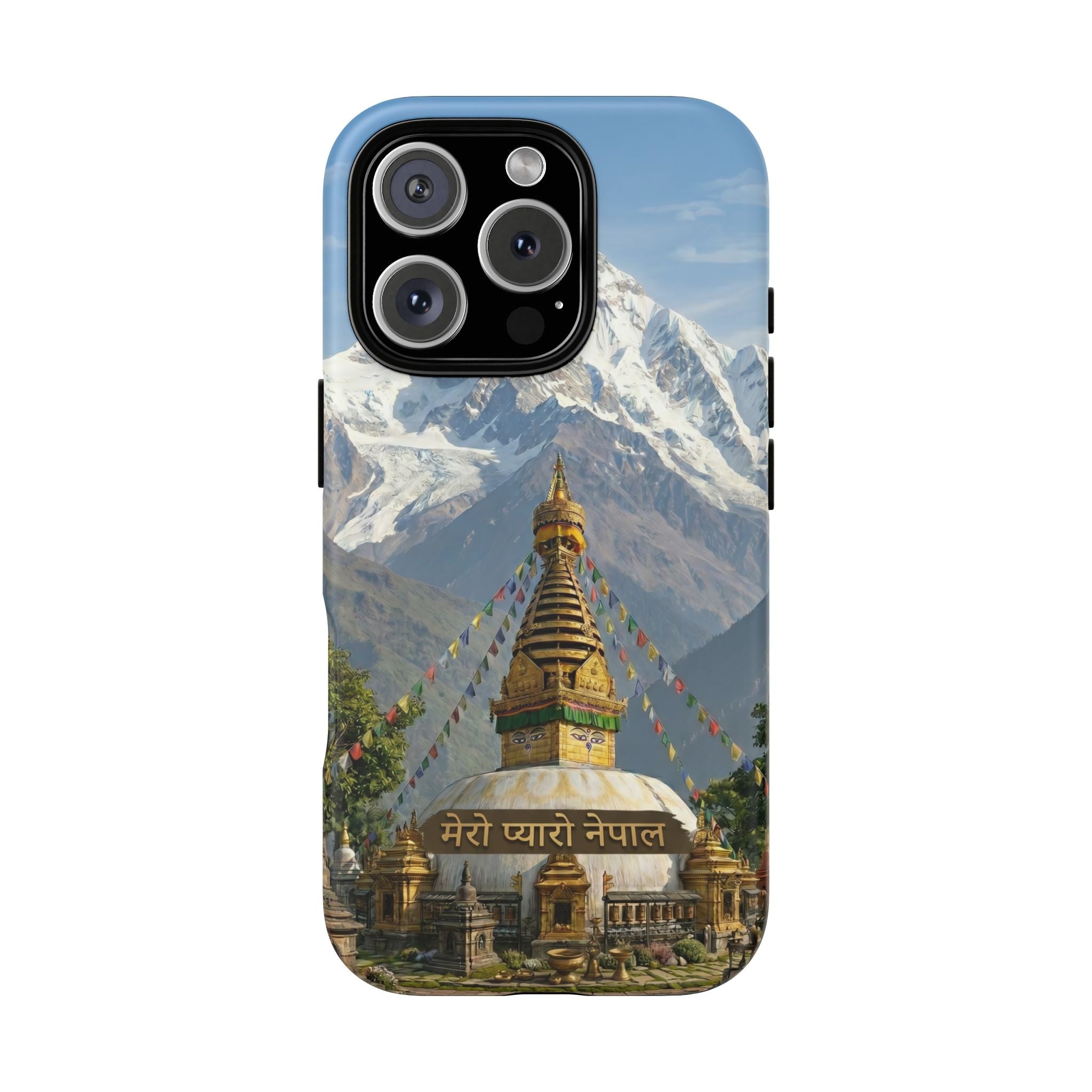 Phone Case - Himalayan Mountain & Stupa Tough Case (Durable Protective Phone Cover)